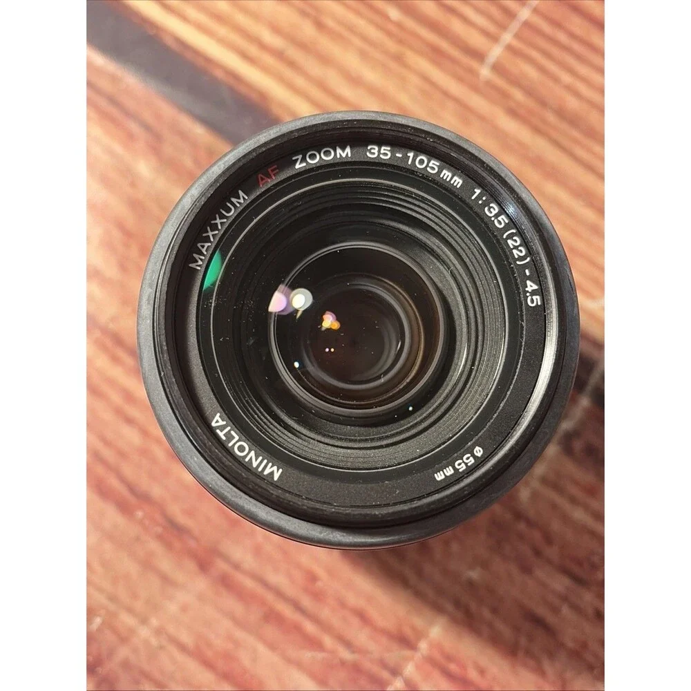 Minolta AF 35-105mm f/3.5-4.5 Zoom SLR Lens For Minolta Sony A W/ Caps